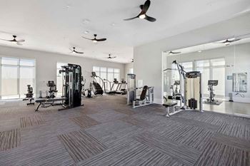 24-Hour fitness center with cardio & strength training
